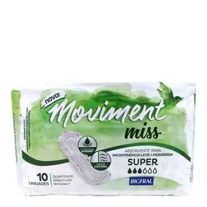 Absorvente Geriátrico Bigfral Moviment Miss Super 10 Unidades