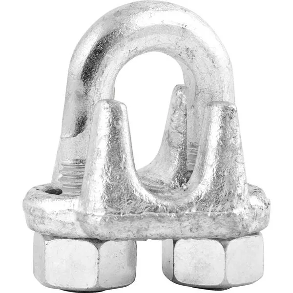 Clips Zincado para Cabo de Aço 15,9mm 5/8" Uso Industrial - VONDER PLUS