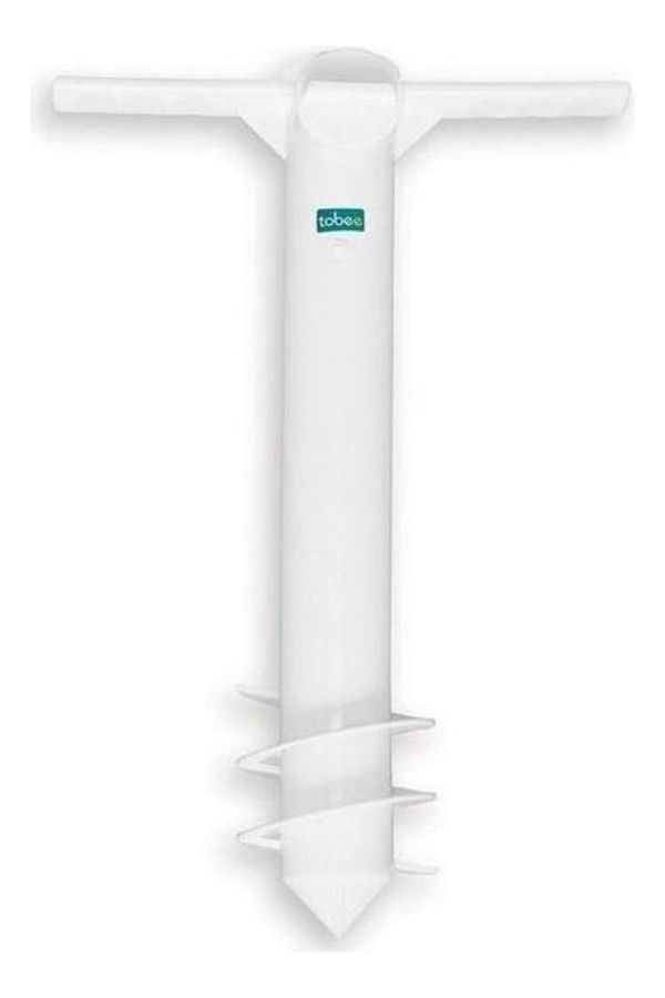 Suporte De Fixação P/ Guarda-sol 38mm Tobee Com Haste Branca