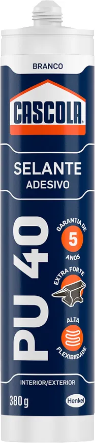 Selante de poliuretano PU 40 branco 380 g - CASCOLA