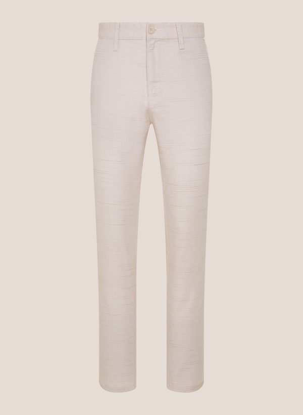 Calça Slim Fit Chino Textura Dudalina Masculina 40