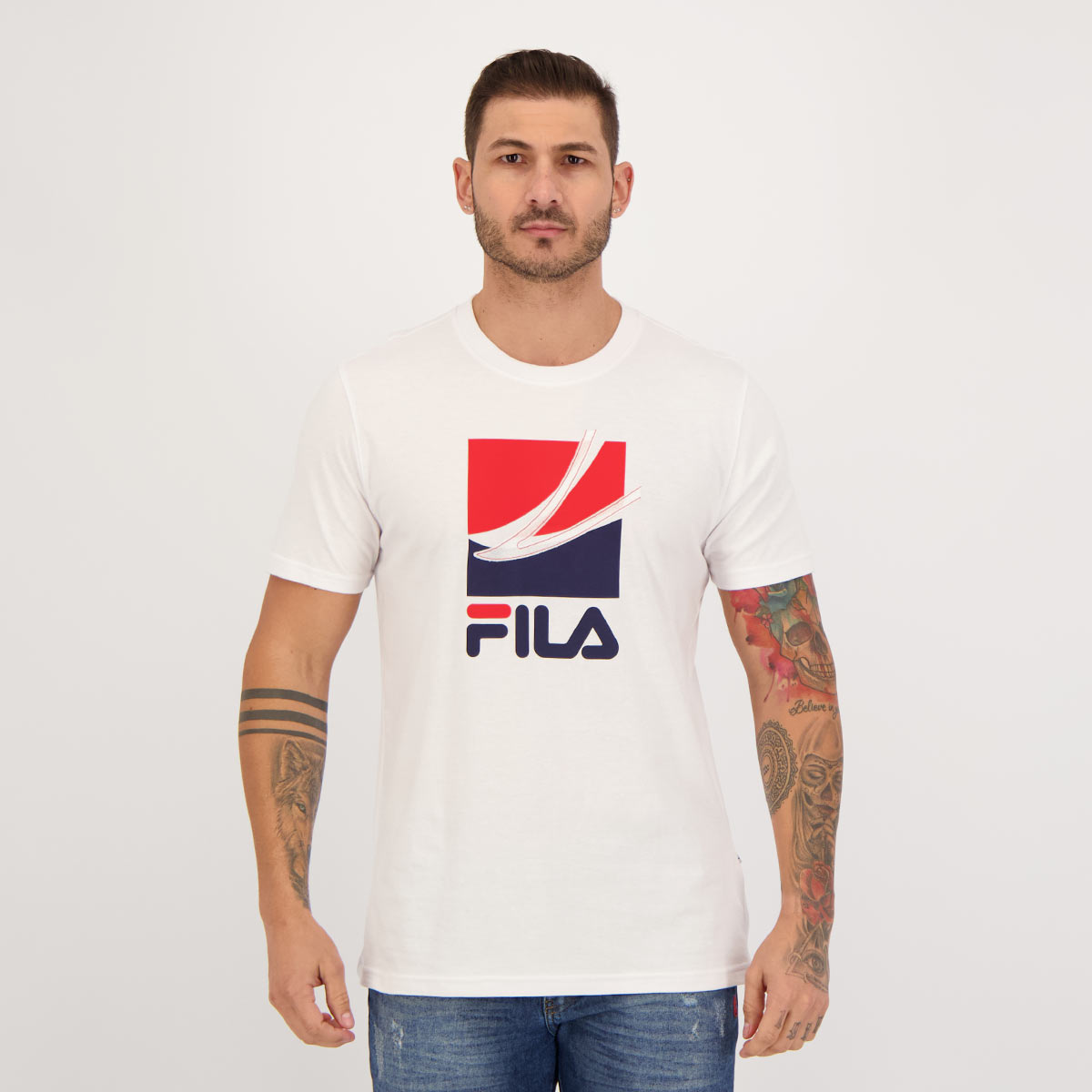 Camiseta Branca Fila Essential