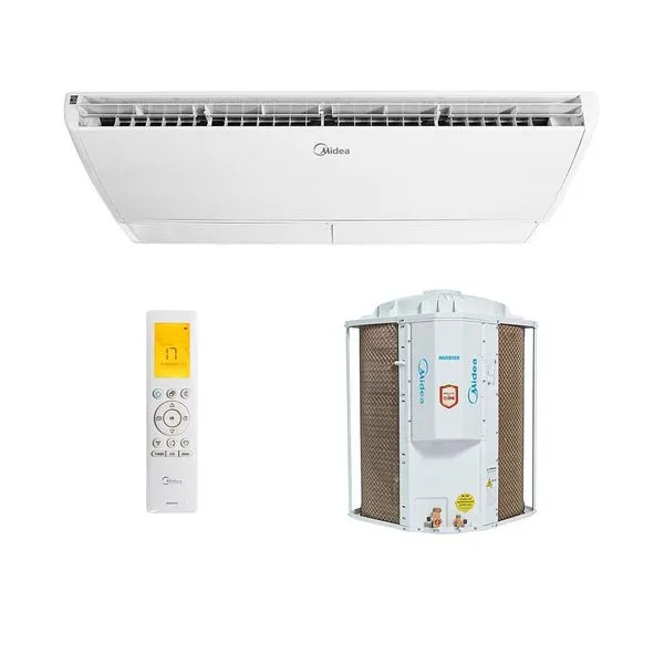 Ar Condicionado Split Teto Inverter R32 Midea 36000 BTUS Frio 220V Monofásico Branco 42ZQVF36M5C Ar Condicionado Split Teto Inverter R-32 Midea 36.000 BTUs Frio 220V Monofásico