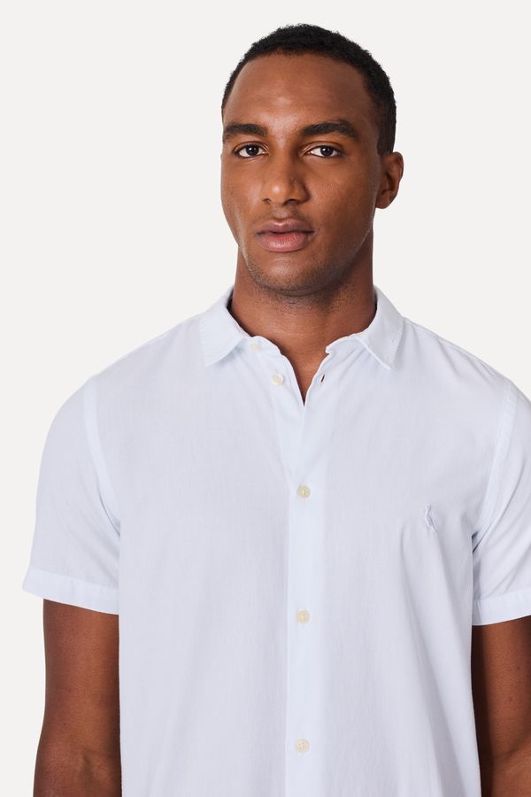 Camisa Manga Curta Nova Paraty Branco - Gg