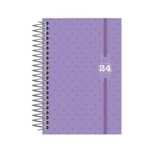 Agenda Clássica Confetti Candy Poá Lilás