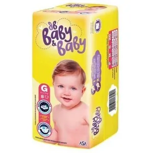 Fralda Baby&Baby (G) 8 Unidades