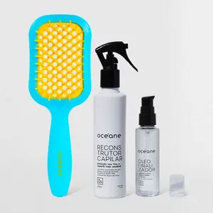 Kit Reconstrutor Capilar + Óleo Finalizador + Escova de Cabelo (3 Produtos) Océane Kit Reconstrutor Capilar + Óleo Finalizador + Escova de Cabelo (3 Produtos)
