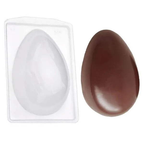 Forma De Acetato Ovo Liso - 1kg - 10 Unidades