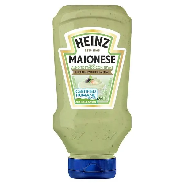 Maionese Heinz Alho Tostado com Ervas Finas 215g
