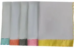Kit 10 Panos Copa Algodão Pé de Galinha Barra Xadrez Sortido 48x68cm - Textil Silva