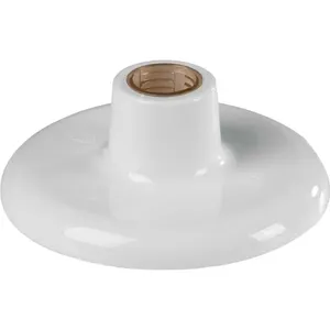 Plafon PVC Branco E-27 100W com Soquete Policarbonato - Tramontina