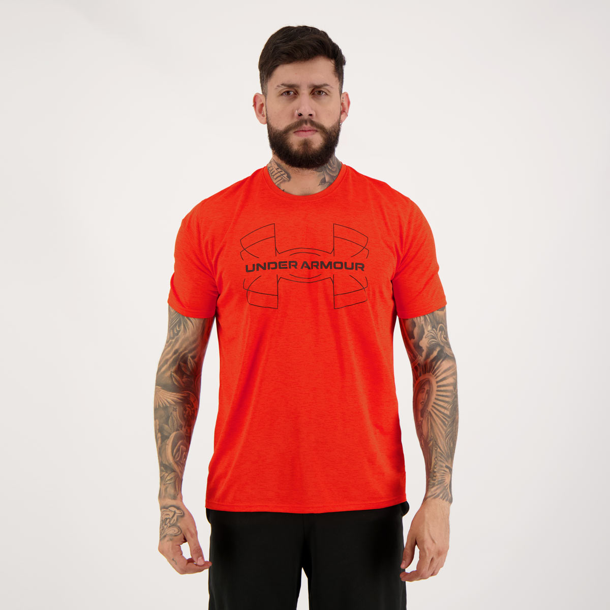 Camiseta Under Armour Training Vent Graphic SS Laranja