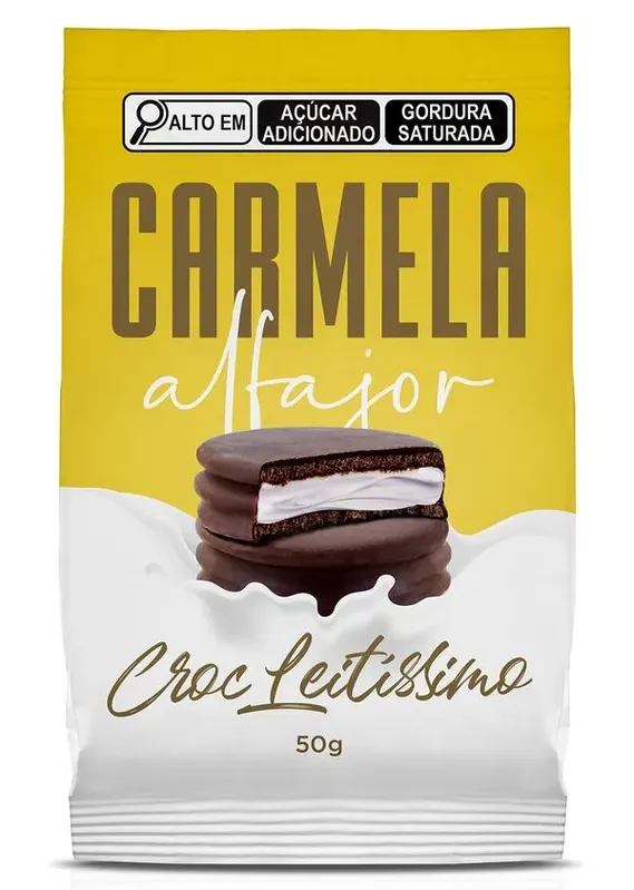 Alfajor Carmela 50g Leite em Pó ALFAJOR CARMELA 50G LEITE EM PO