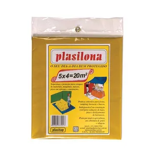 Lona Plástica Pc 4mx5m Amarela Plasilona Plasitap