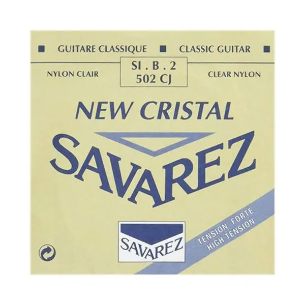 Corda Avulsa para Violão Nylon B 502CJ New Cristal Corum Tensão Alta Savarez Corda Avulsa Violão Nylon B 502CJ New Cristal Corum Savarez