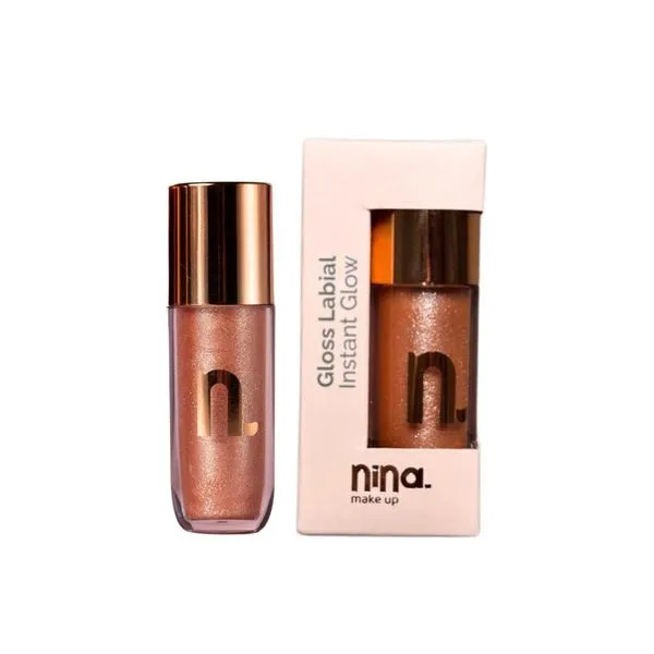 Gloss Labial Nina Makeup Instant Glow Crystal GLOSS LAB NINA MAKEUP INSTANT GLOW CRYST