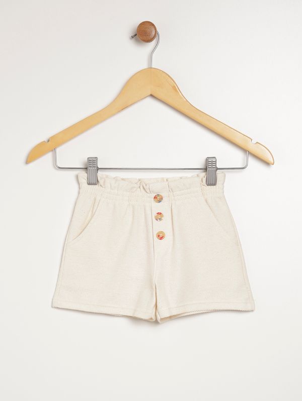 Short Infantil Para Menina - BEGE 4