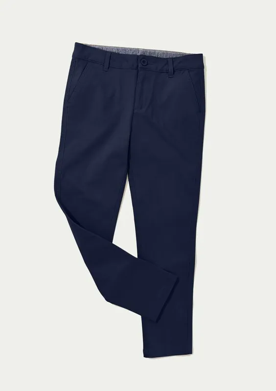 Calça Social Infantil Menino Slim - Azul 005