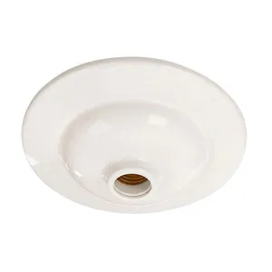 Plafon DVP 1 Lâmpada 60W Branco Pavilonis