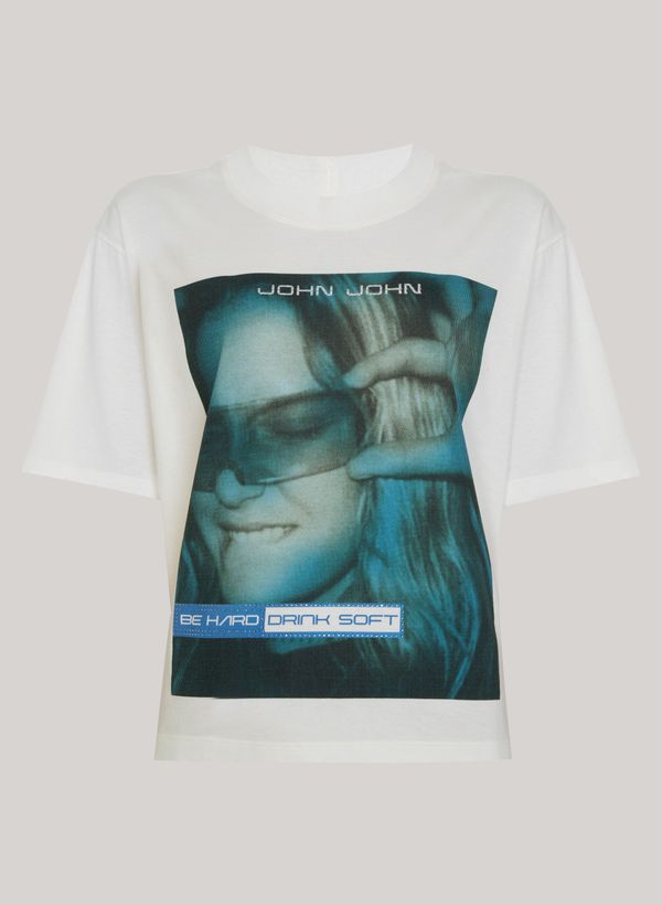 Camiseta Ampla Be Hard John John Feminina GG