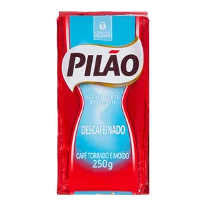 Café Torrado e Moído Descafeinado Pilão 250g