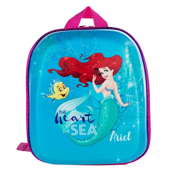 Mochila Pequena Maxtoy 3D Princesa Pequena Sereia Único