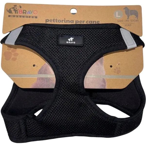 Peitoral Para Cães Bravo Mascotes 46-53cm Até 11kg (MP)