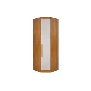 Módulo De Quarto Rizon Closet De Canto Obliquo -linea C- 1 Porta Cumaru-fendi 25 - Novo Horizonte