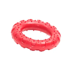 Brinquedo Pneu Off Road Tudo Pet Vermelho M