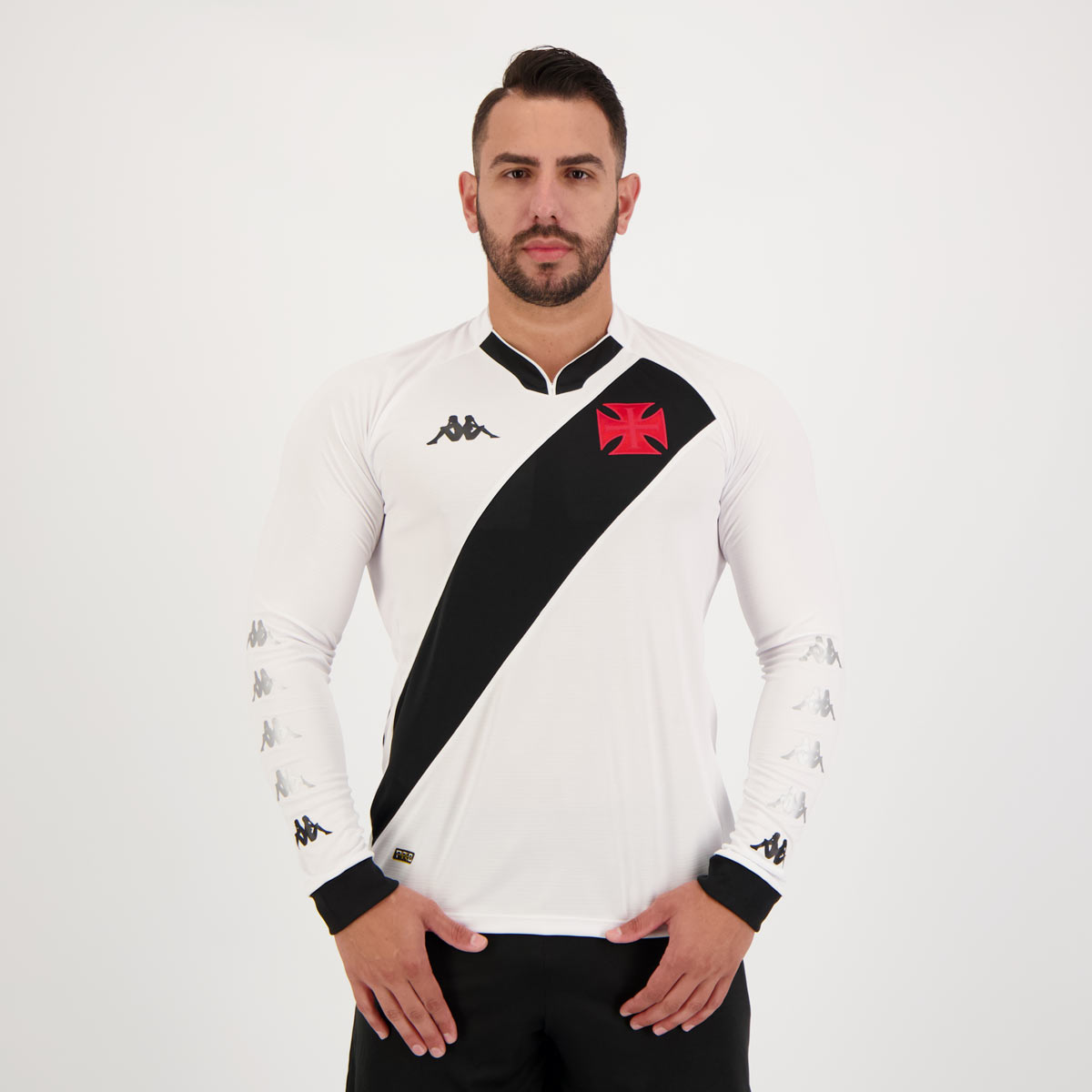 Camisa Kappa Vasco II 2022 Manga Longa
