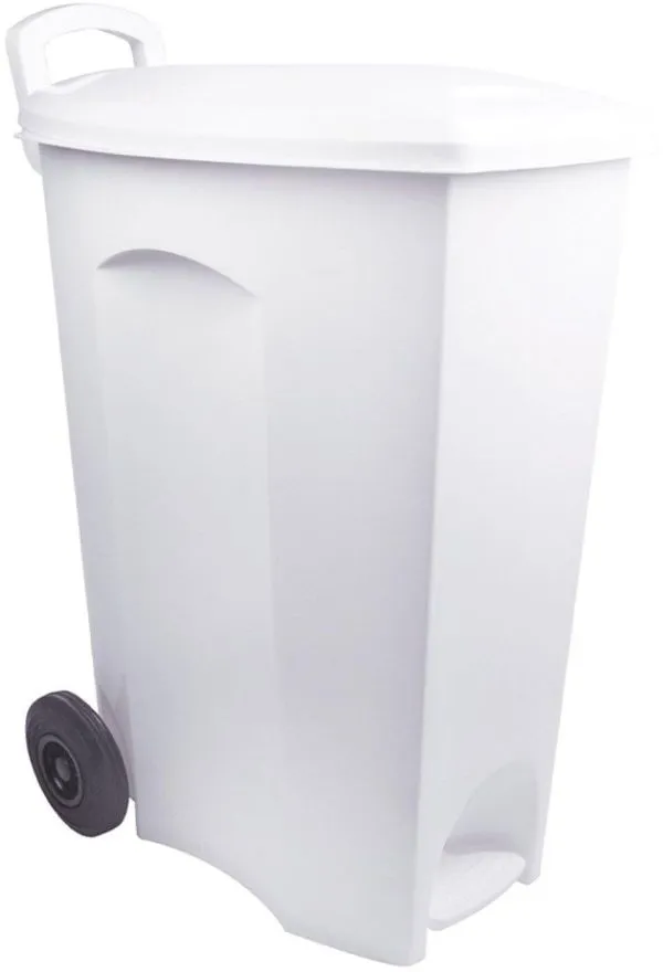 Lixeira Pratica Plasutil Com Pedal e Roda 2276 83L