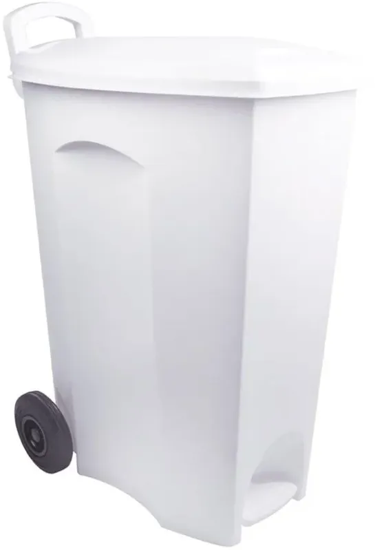 Lixeira Pratica Plasutil Com Pedal e Roda 2276 83L