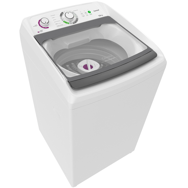 Máquina de Lavar Roupas Consul 12kg 15 Programas de Lavagem Branca CWH12AB 110V