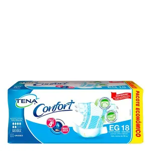 Fralda Descartável Adulto Tena Confort EG 18 Unidades