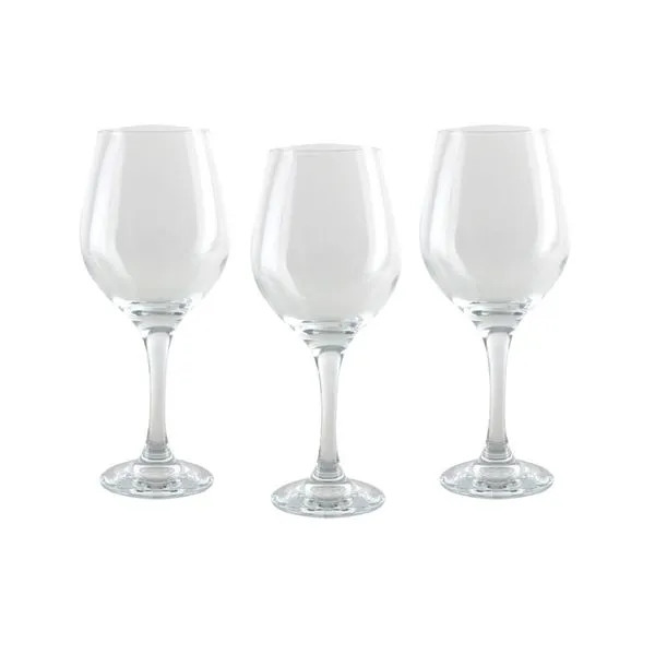 Conjunto de Taças 460ml Lira G4U Vidro 3 Peças A87366 - Fratelli