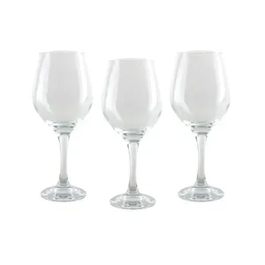 Conjunto de Taças 460ml Lira G4U Vidro 3 Peças A87366 - Fratelli