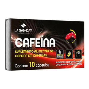 Cafeína 200mg La San Day Com 10 Cápsulas Cafeina 200mg La San Day Com 10 Capsulas