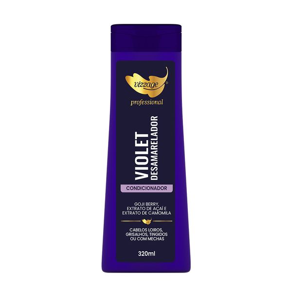 Condicionador Vizzage Violet Desamarelador 320ml