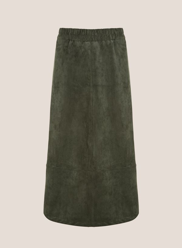 Saia Midi Lisa Suede Dudalina Feminina 40