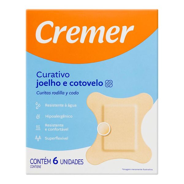 Curativo Cremer Joelho/Cotovelo 6 Unidades