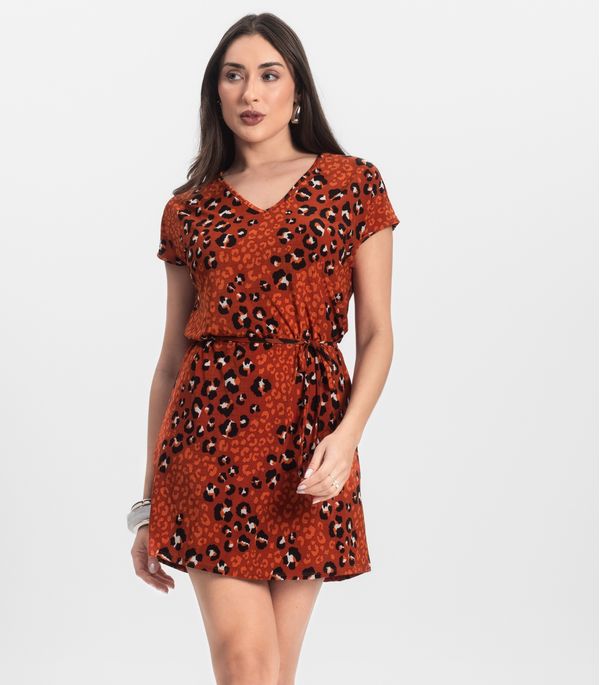 Vestido Feminino Liganete Infinita Cor Laranja G