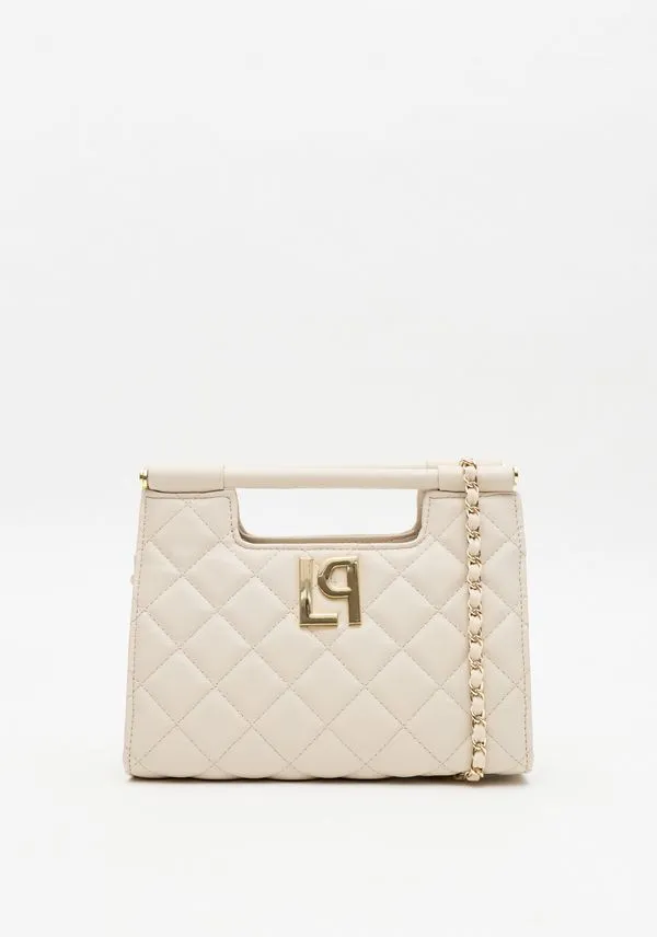 Bolsa Clutch Matelassê Com Logo Branco U