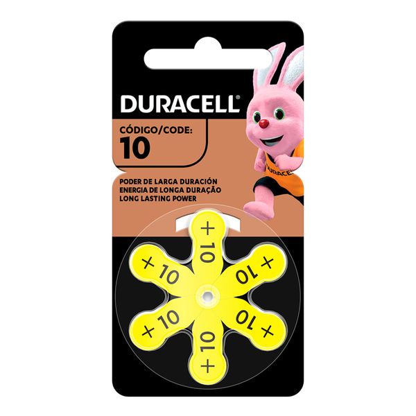 Pilha Auditiva Duracell 10 6 Unidades
