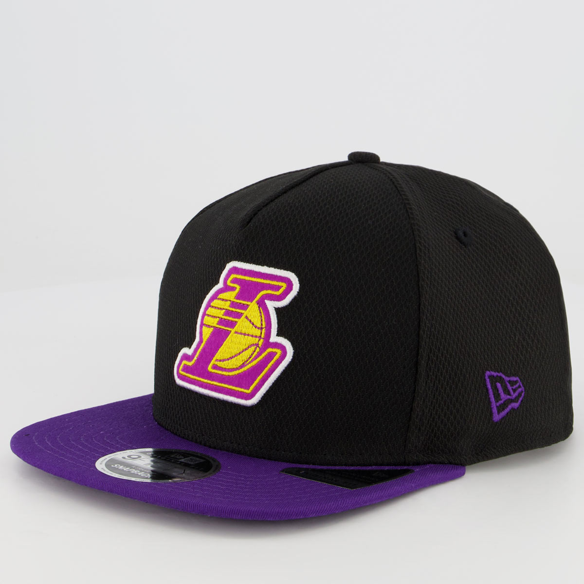 Boné New Era NBA 950 Los Angeles Lakers Classic I Preto e Roxo