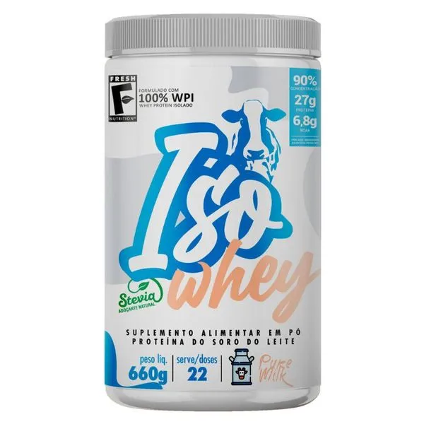 Whey Protein Isolado 90% Fresh Nutrition 660g