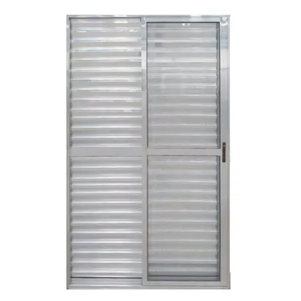 Porta Balcão Brilhante 210x120 Esquerda com 3 Folhas - 1617 - JANELLOT