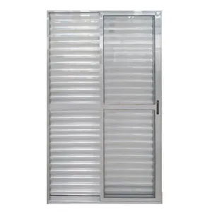 Porta Balcão Brilhante 210x120 Esquerda com 3 Folhas - 1617 - JANELLOT