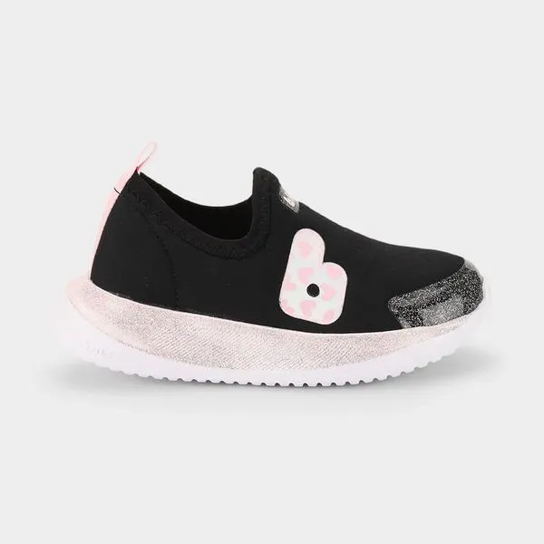 Tênis Infantil Bibi Flash Preto com Rosa 1232295 19