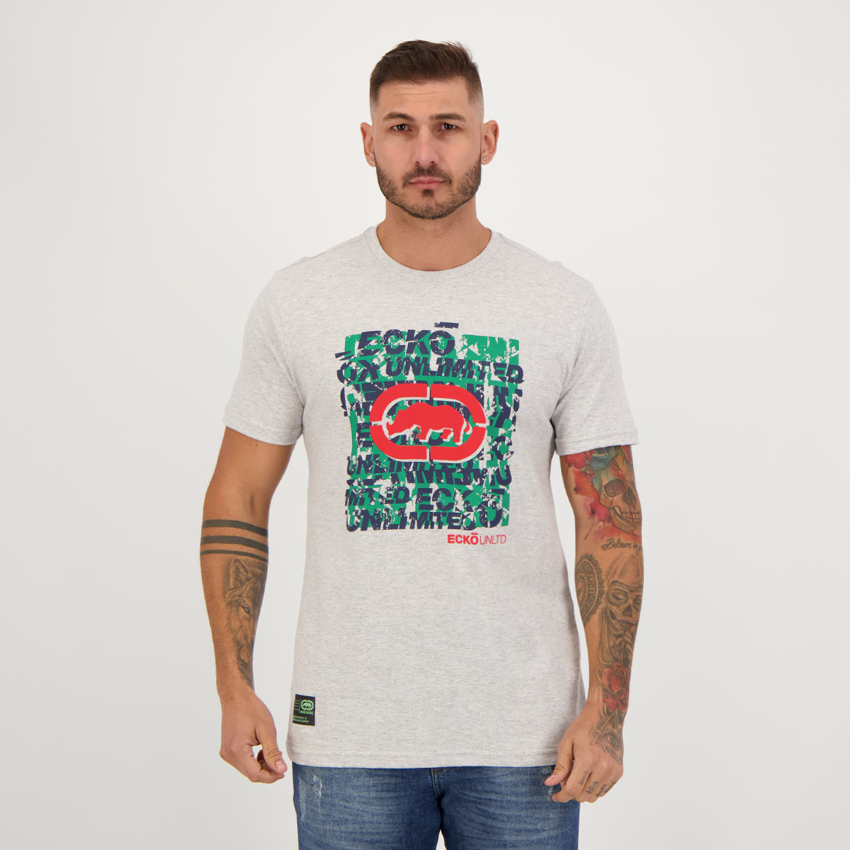 Camiseta Ecko Unltd Details Gelo