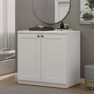 Cômoda Genialflex Infinity com 2 Portas e 79 cm de Largura Branco